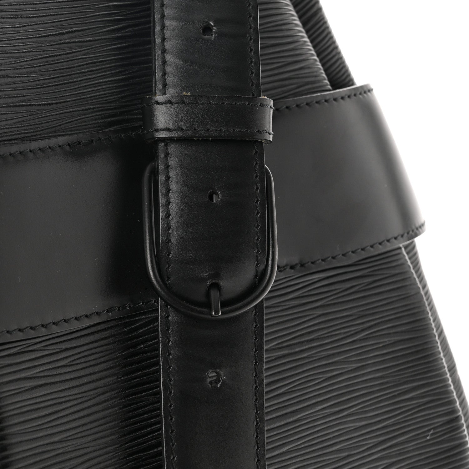 Louis Vuitton Epi Sac D'Epaule GM Black 13 of 16