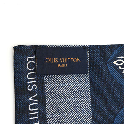 Louis Vuitton Silk Since 1854 Bandeau Blue 3 of 4