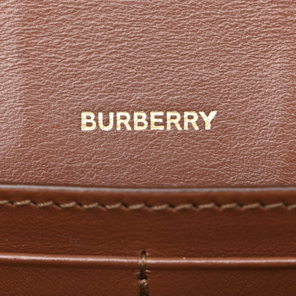 Burberry Calfskin Mini Vintage Check Note Bag Tan 6 of 12
