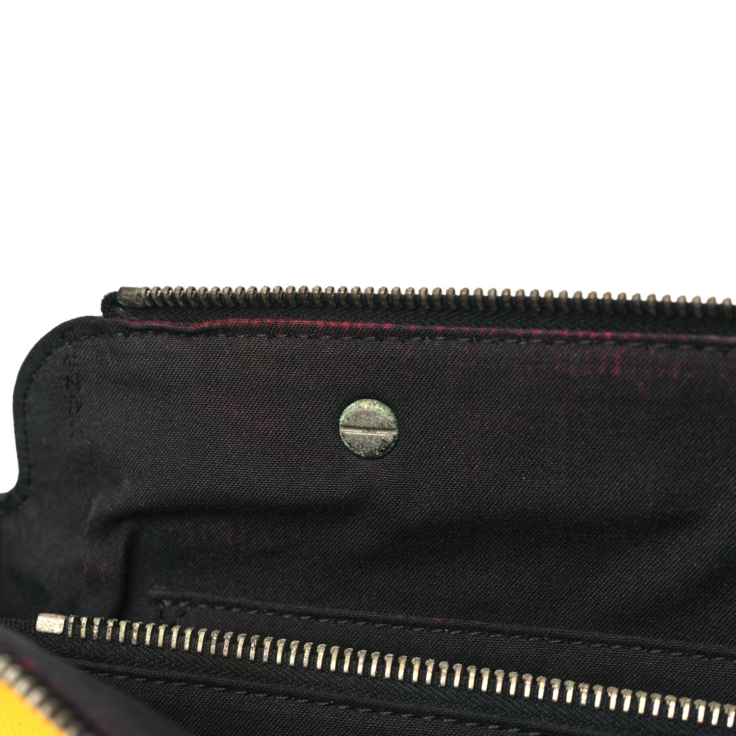 Fendi Vitello Dolce Croc Tail Large By The Way Boston Bag Sunflower Black 11 of 11