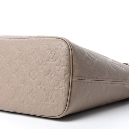 Louis Vuitton Empreinte Monogram Giant Neverfull MM Tourterelle 7 of 10