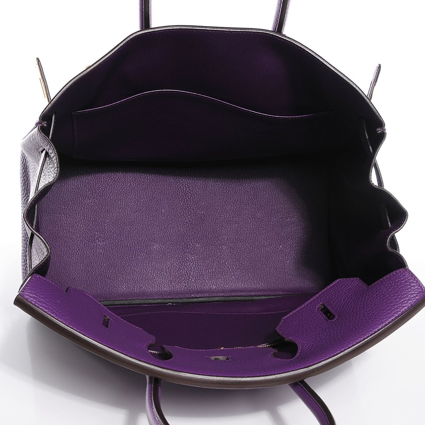 Taurillon Clemence Birkin 35 Ultraviolet