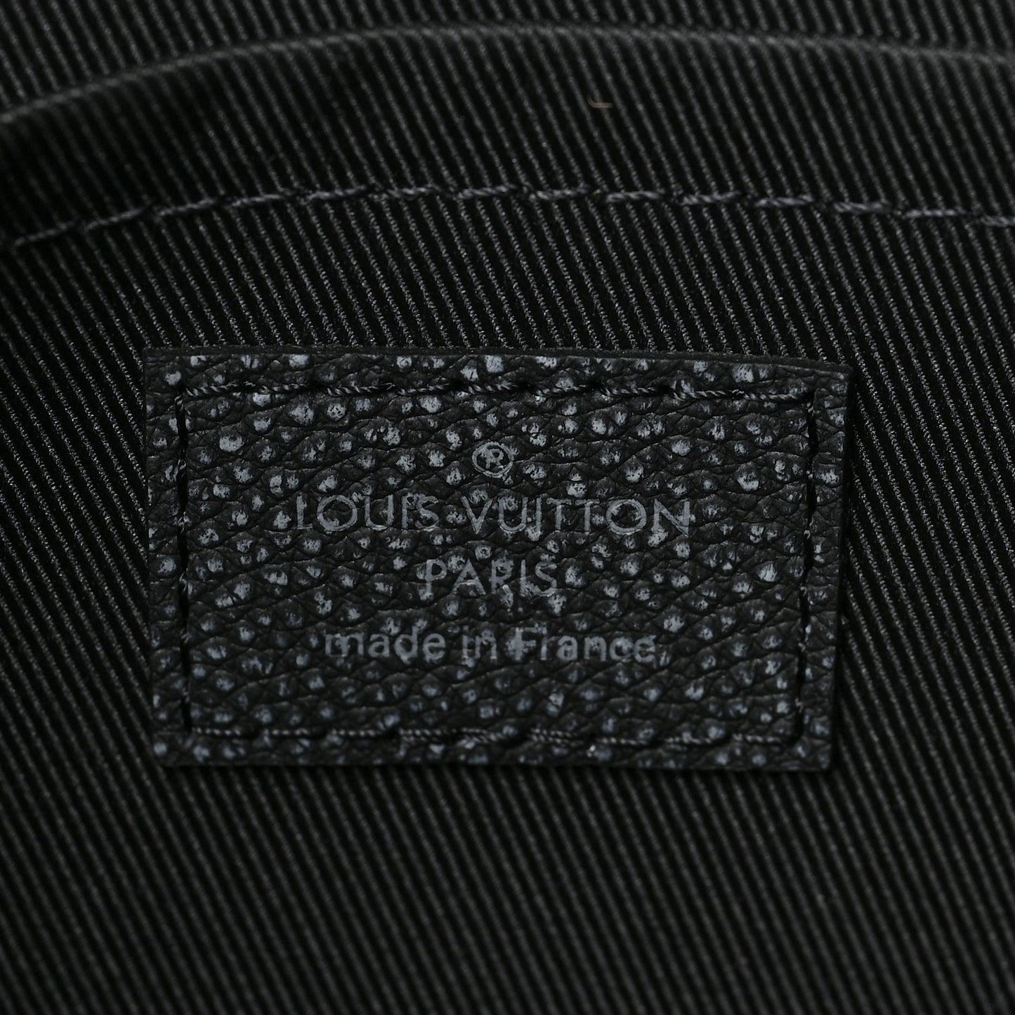 Cowhide Faded Monogram City Keepall Charcoal