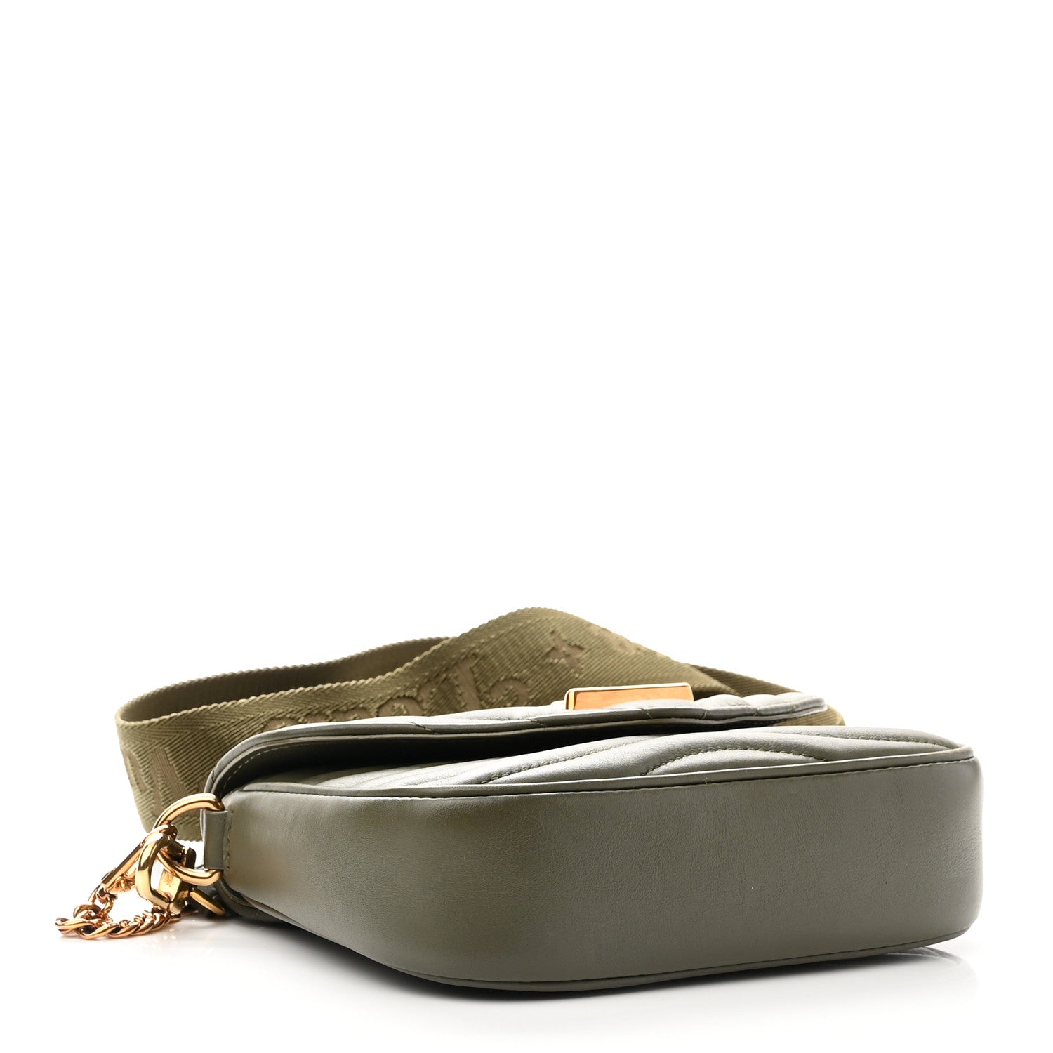 Louis Vuitton Calfskin New Wave Multi Pochette Kaki 4 of 10