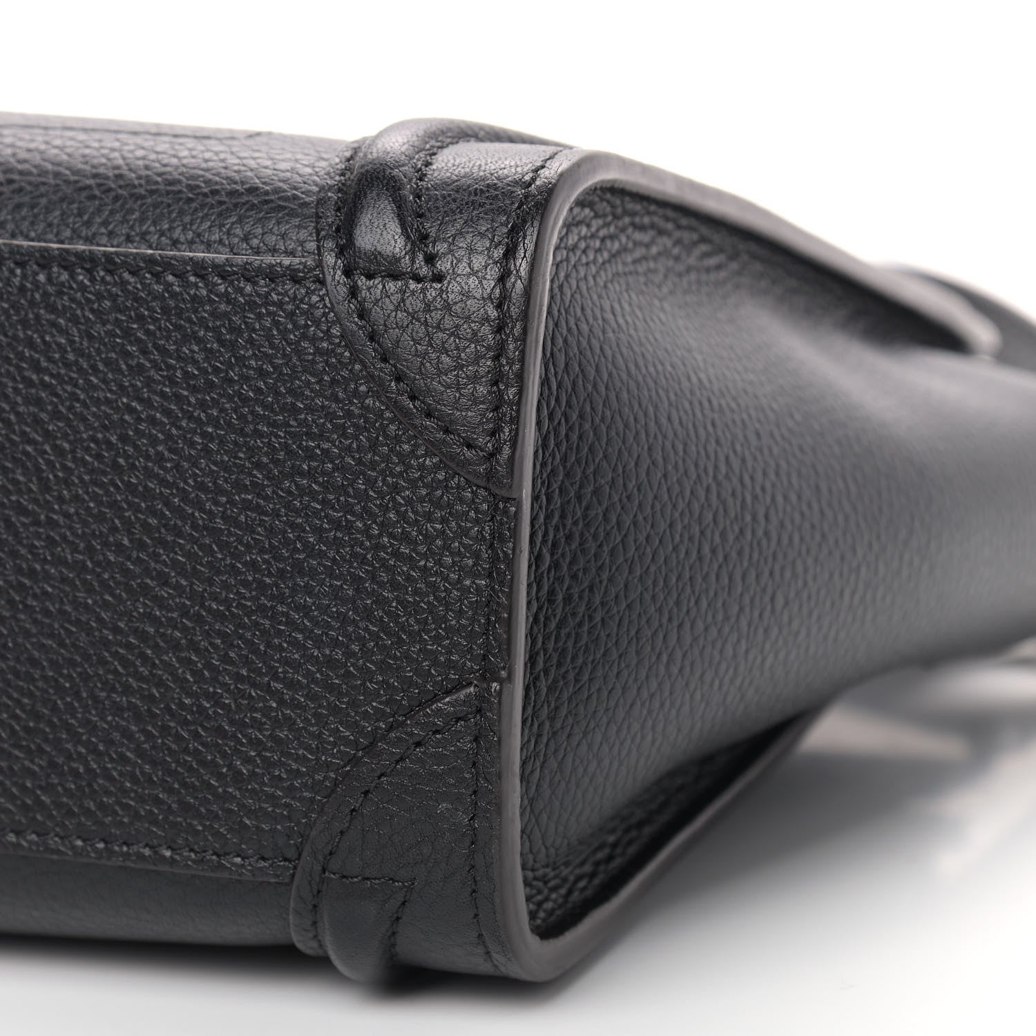Celine Drummed Calfskin Nano Luggage Black 12 of 12