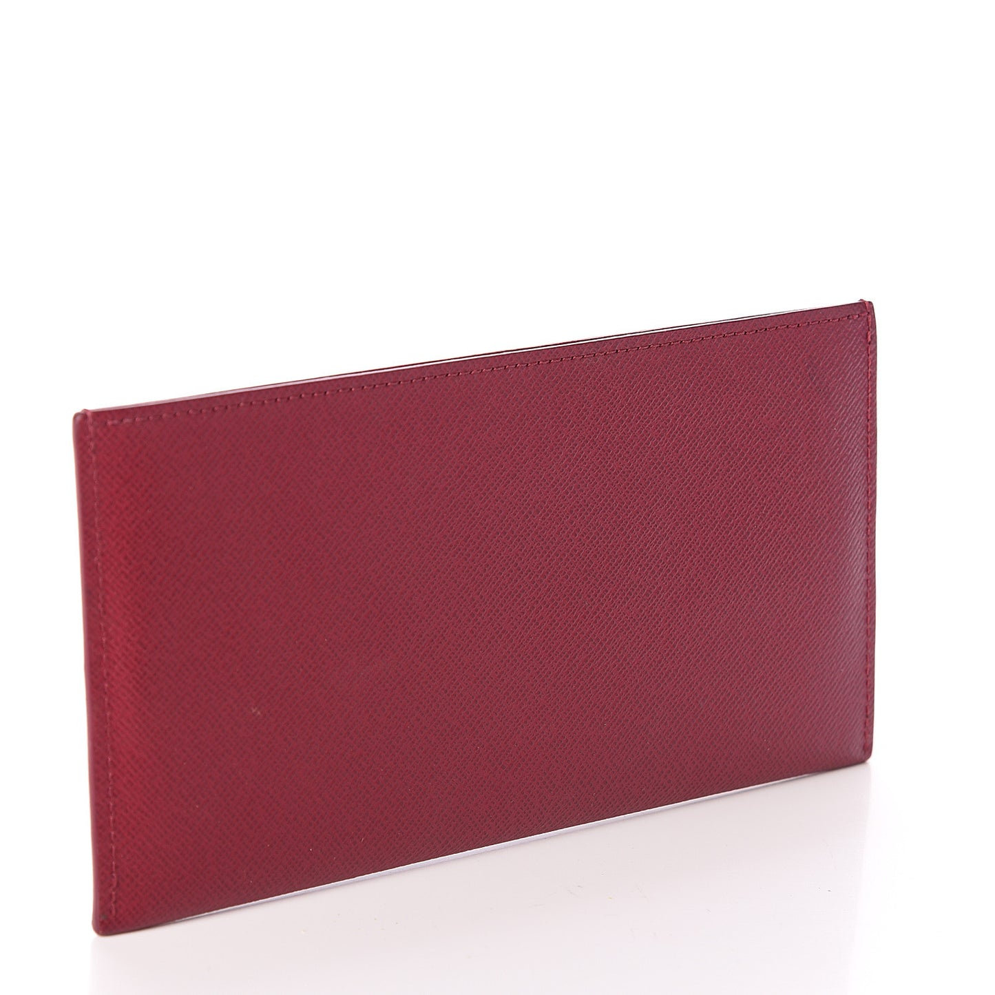 Calfskin Felicie Card Holder Insert Fuchsia
