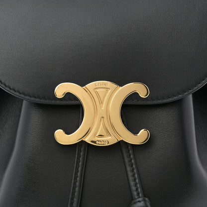 Celine Triomphe Calfskin Bonnie Backpack Black 9 of 11