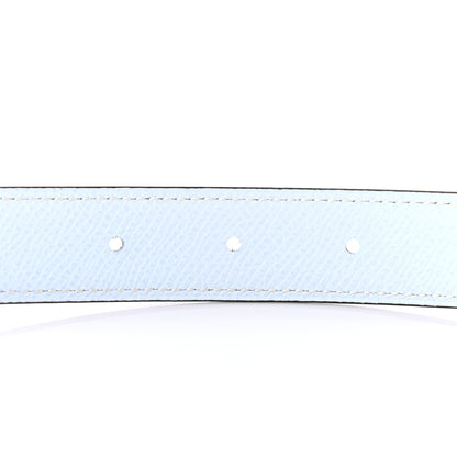 Hermes Swift Epsom 24mm H Belt 80 Bleu Saphir Bleu Brume 5 of 5