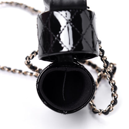 Chanel Patent Calfskin Lipstick Case On Chain Black 5 of 7