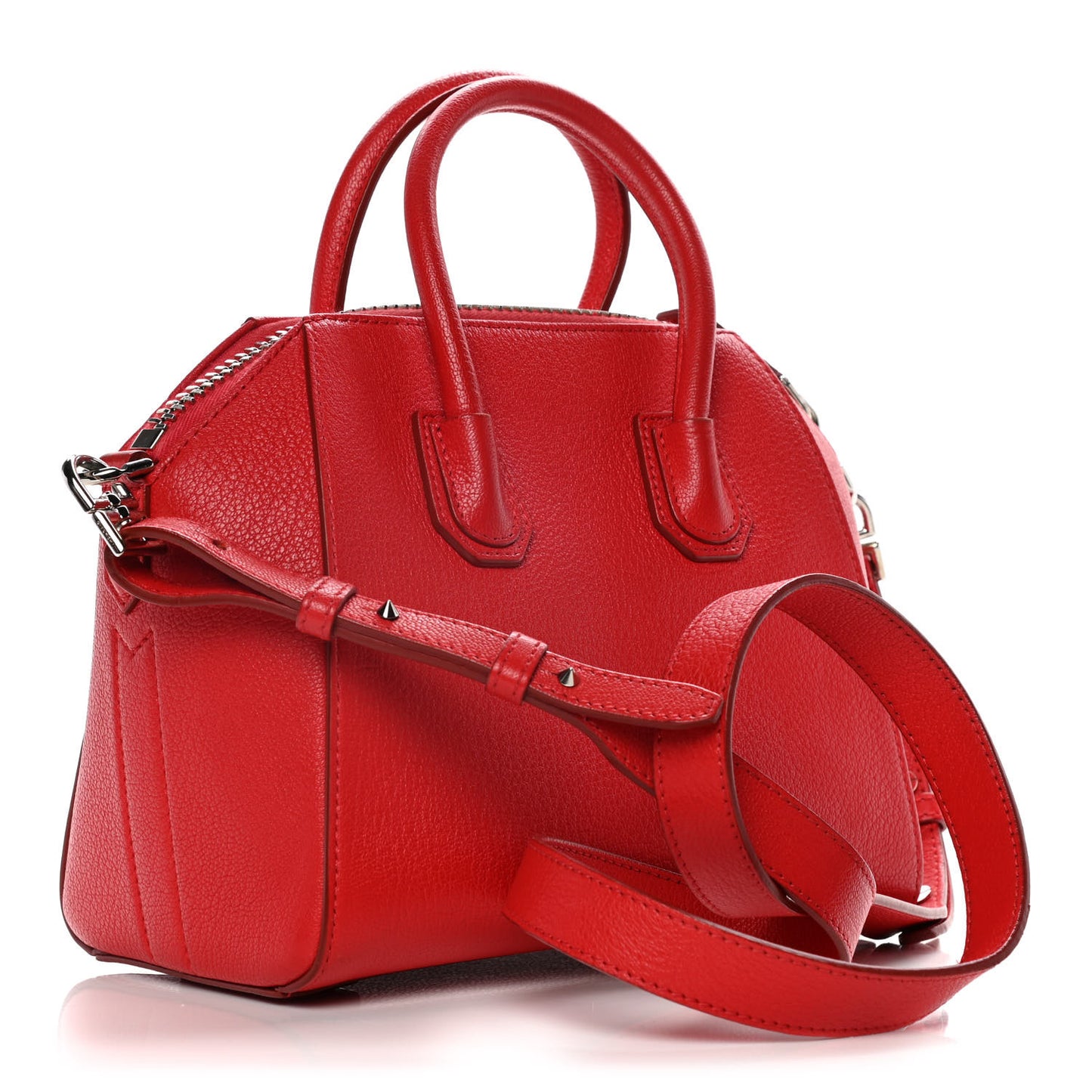 Sugar Goatskin Mini Antigona Red