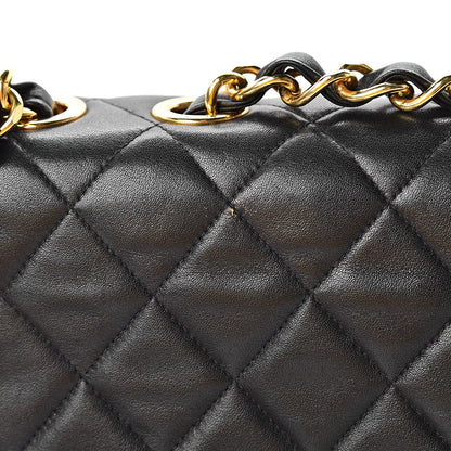 Chanel Lambskin Quilted XL Jumbo Single Flap Black 16 of 17