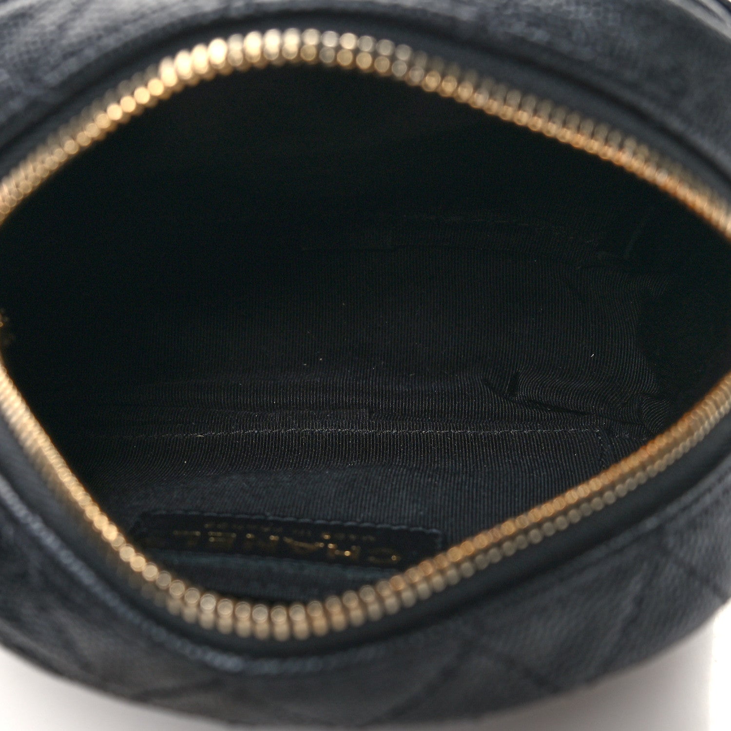 Chanel Caviar Quilted CC Day Camera Case Black 5 of 11