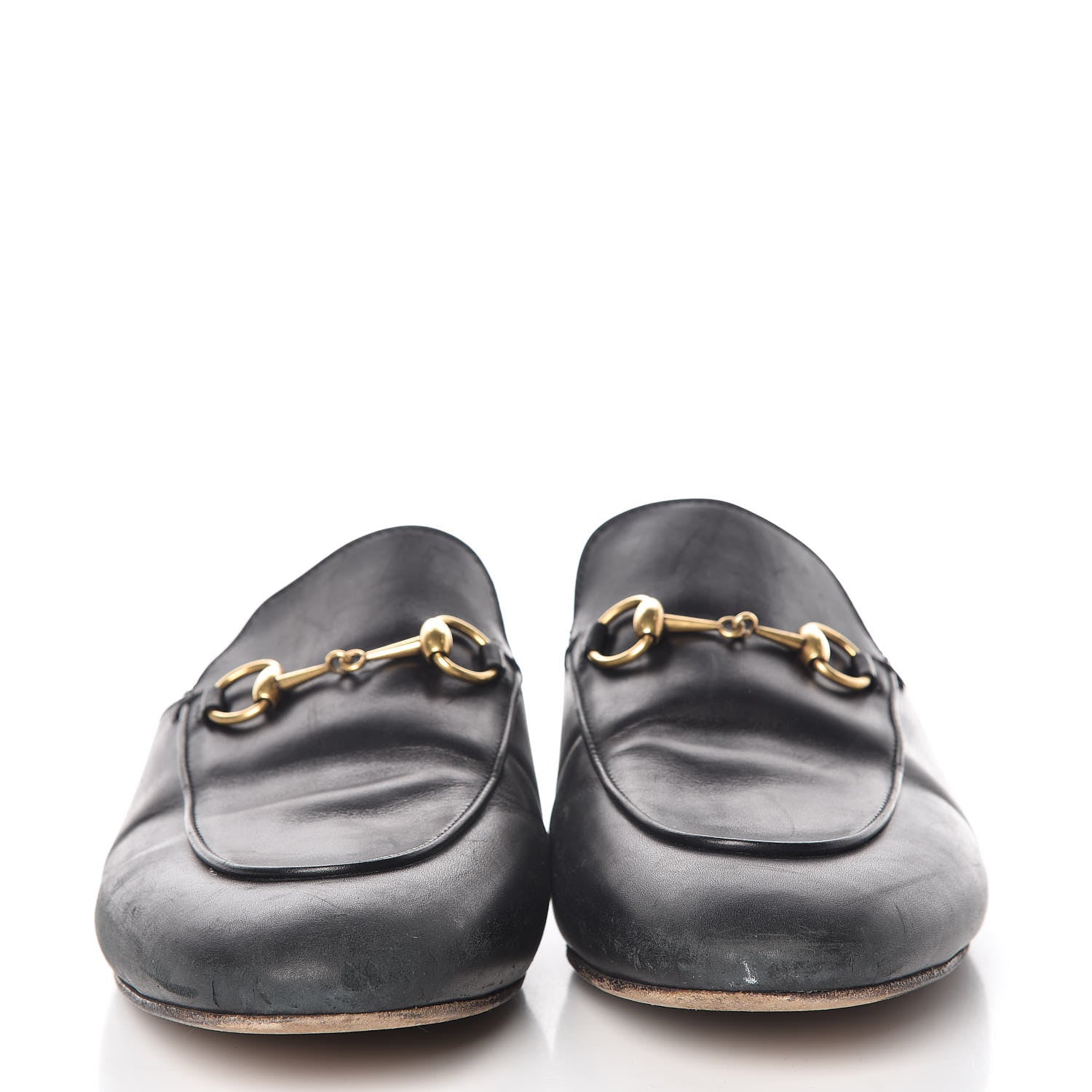 Gucci Calfskin Womens Princetown Slippers 39.5 Black 2 of 19