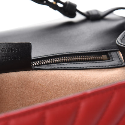 Gucci Calfskin Bamboo Trapuntata Queen Margaret Top Handle Bag Blue Agata Hibiscus Red Mystic White Sugar Pink 10 of 11