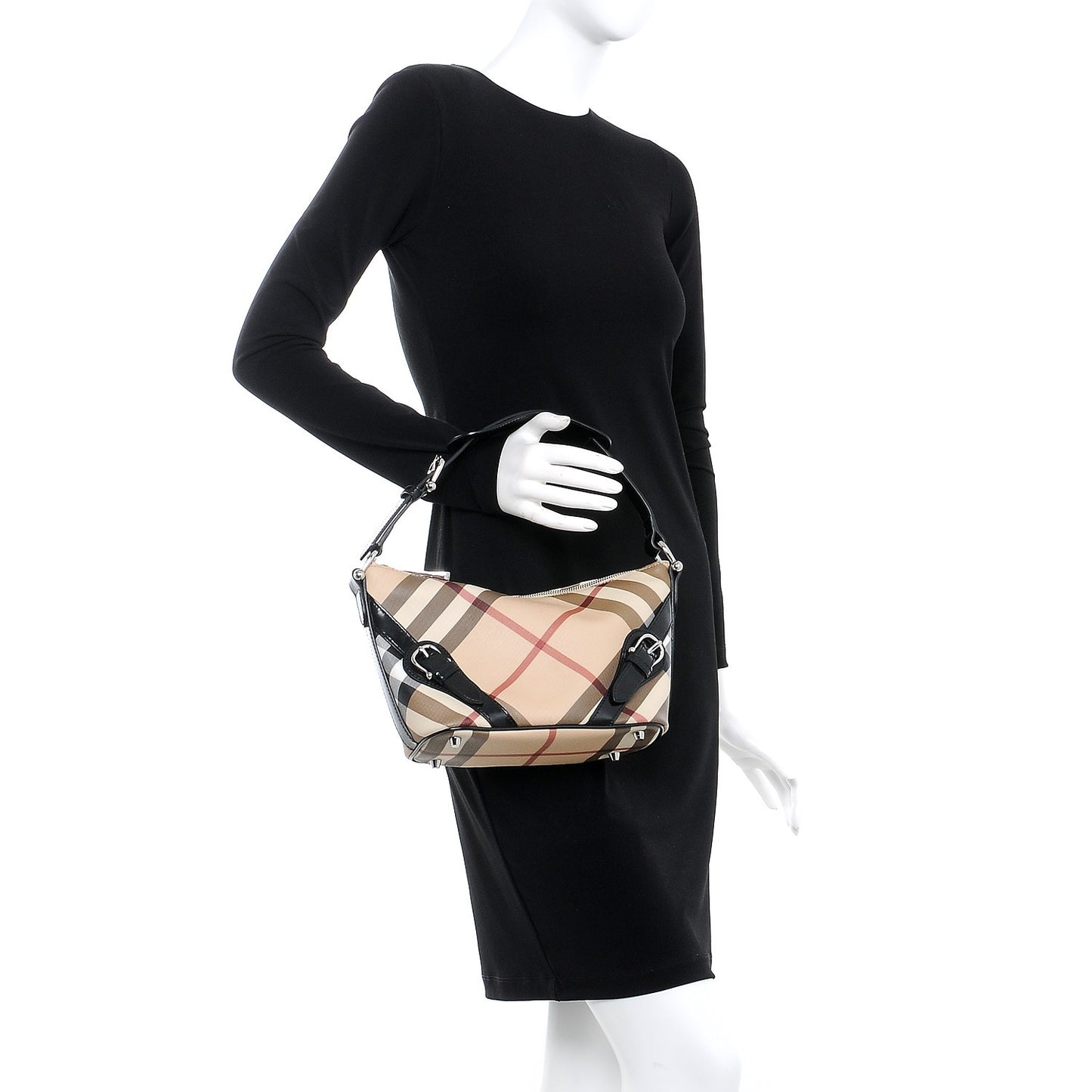Small Nova Check Buckle Hobo
