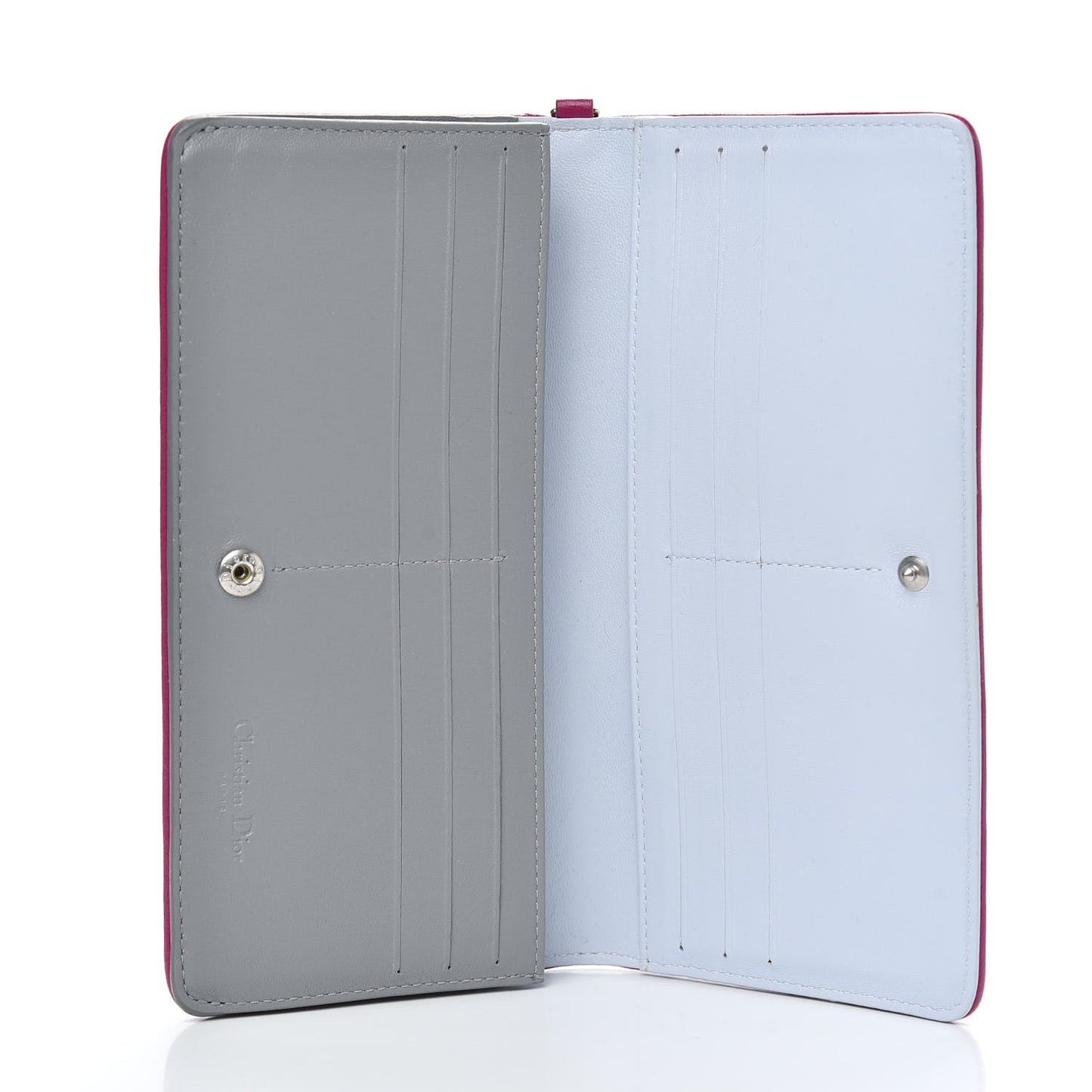 Lambskin Cannage Rendezvous Wallet Pink