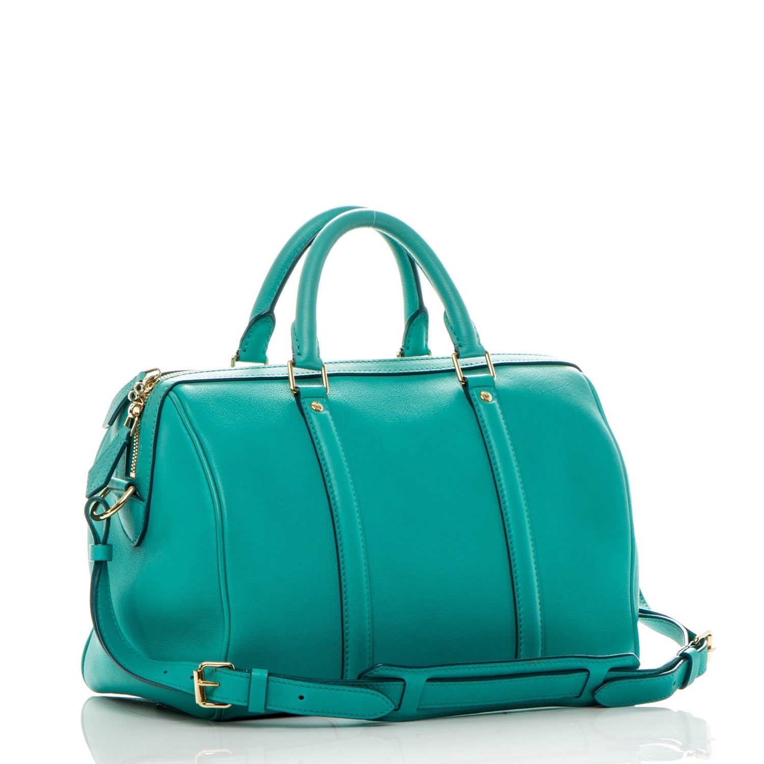 Louis Vuitton Calfskin SC Bag PM Turquoise 4 of 8