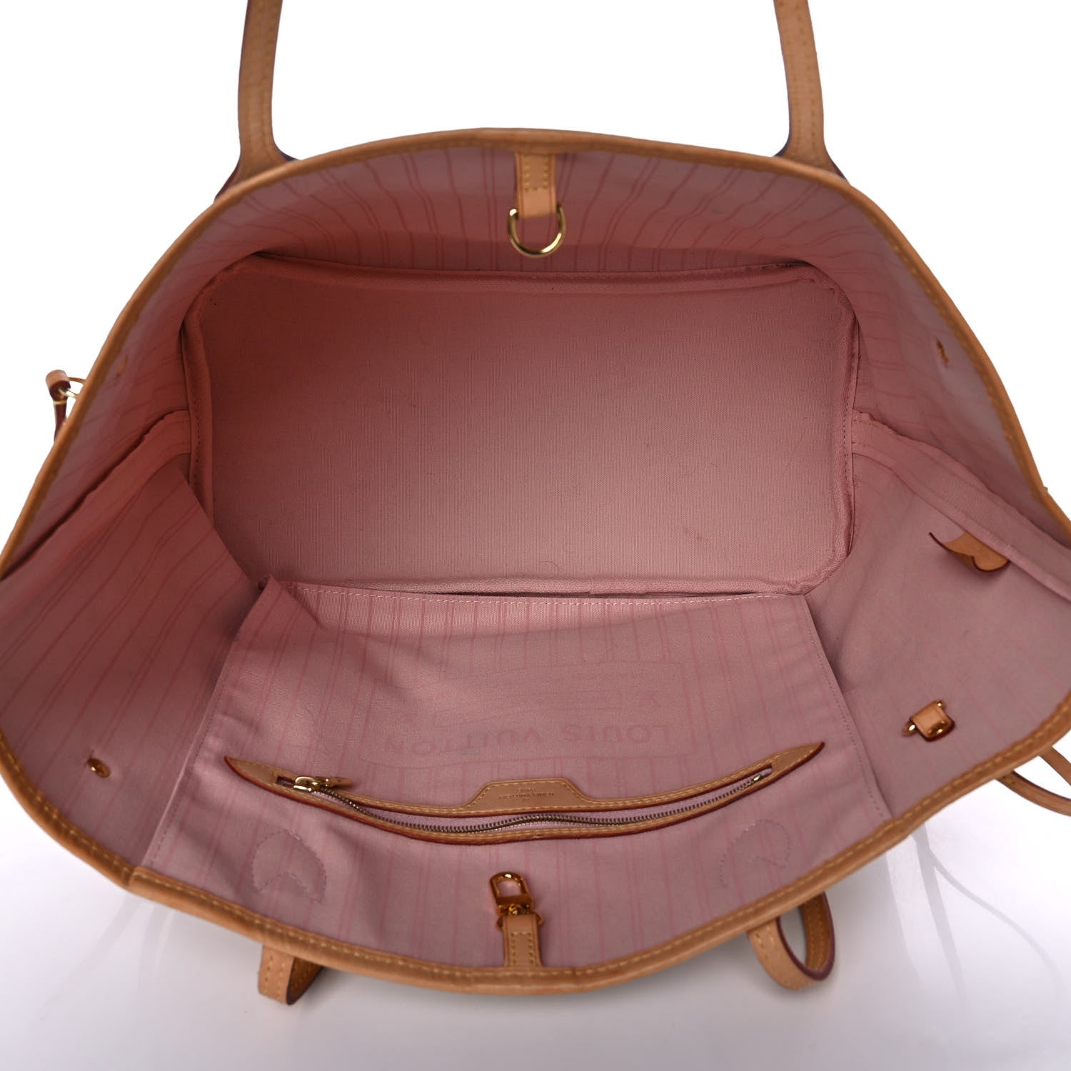 Louis Vuitton Damier Azur Neo Neverfull MM Rose Ballerine 5 of 13