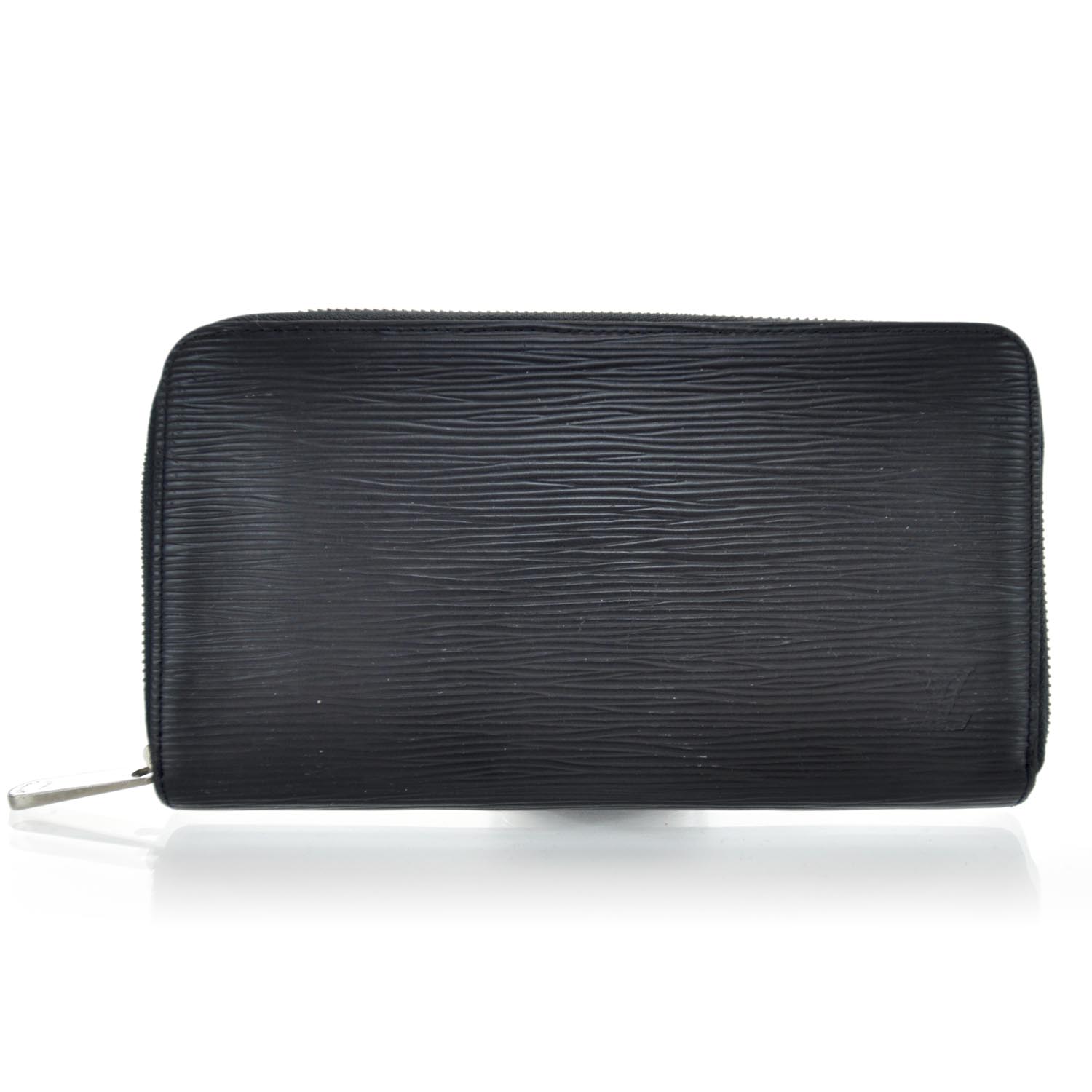 Louis Vuitton Epi Zippy Organizer Wallet Black 1 of 9