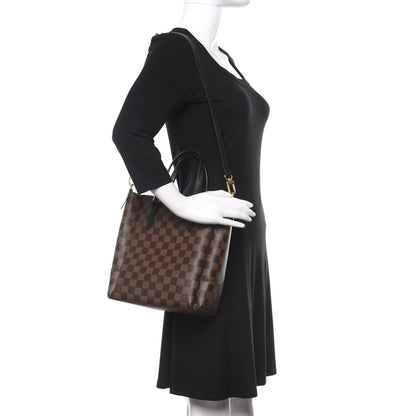 Louis Vuitton Damier Ebene Belmont PM Black 2 of 12