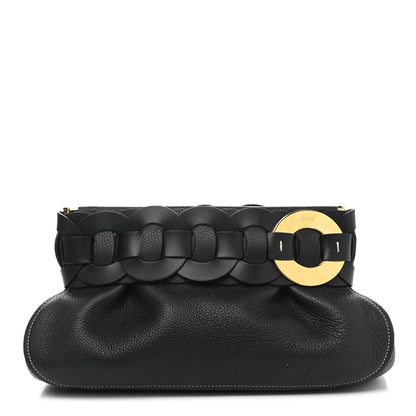 Chloe Grained Calfskin Darryl Clutch Black 1 of 8
