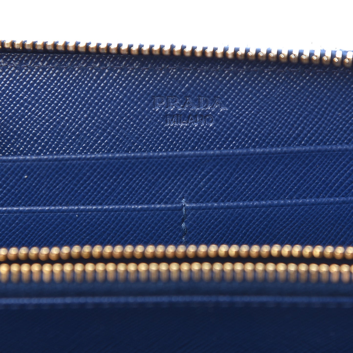 Saffiano Metal Zip Around Wallet Baltico