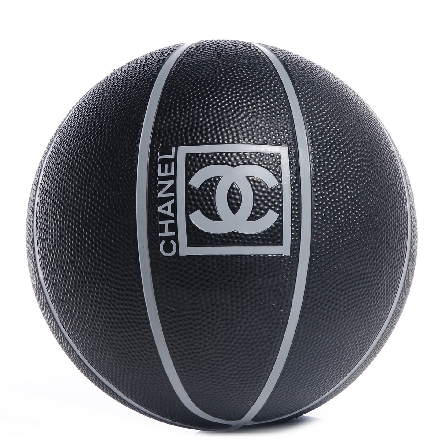 Rubber CC Basketball w/ Mesh Case Black Grey