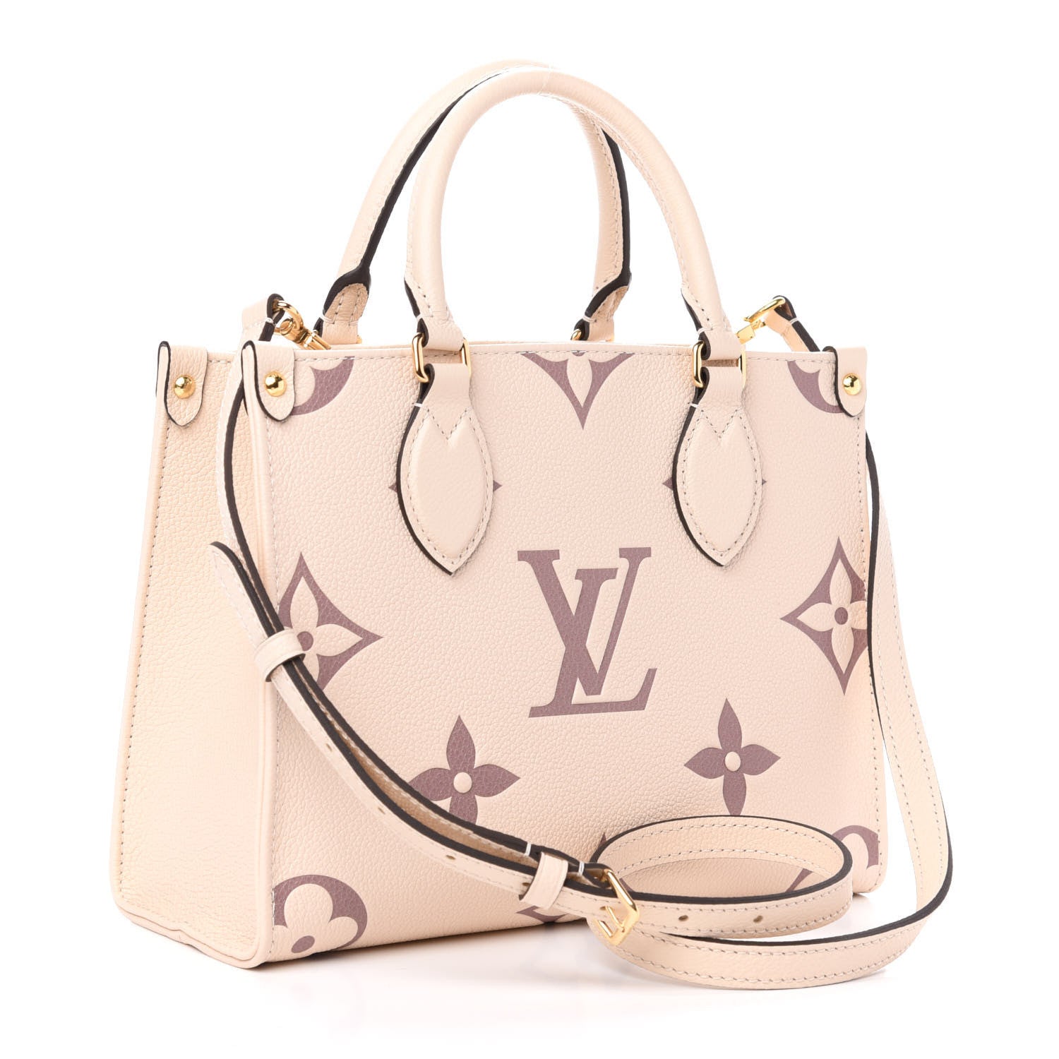 Louis Vuitton Empreinte Monogram Giant Onthego PM Creme Bois De Rose 4 of 11