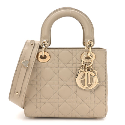 Christian Dior Lambskin Cannage Small My ABCDior Lady Dior Beige 1 of 15