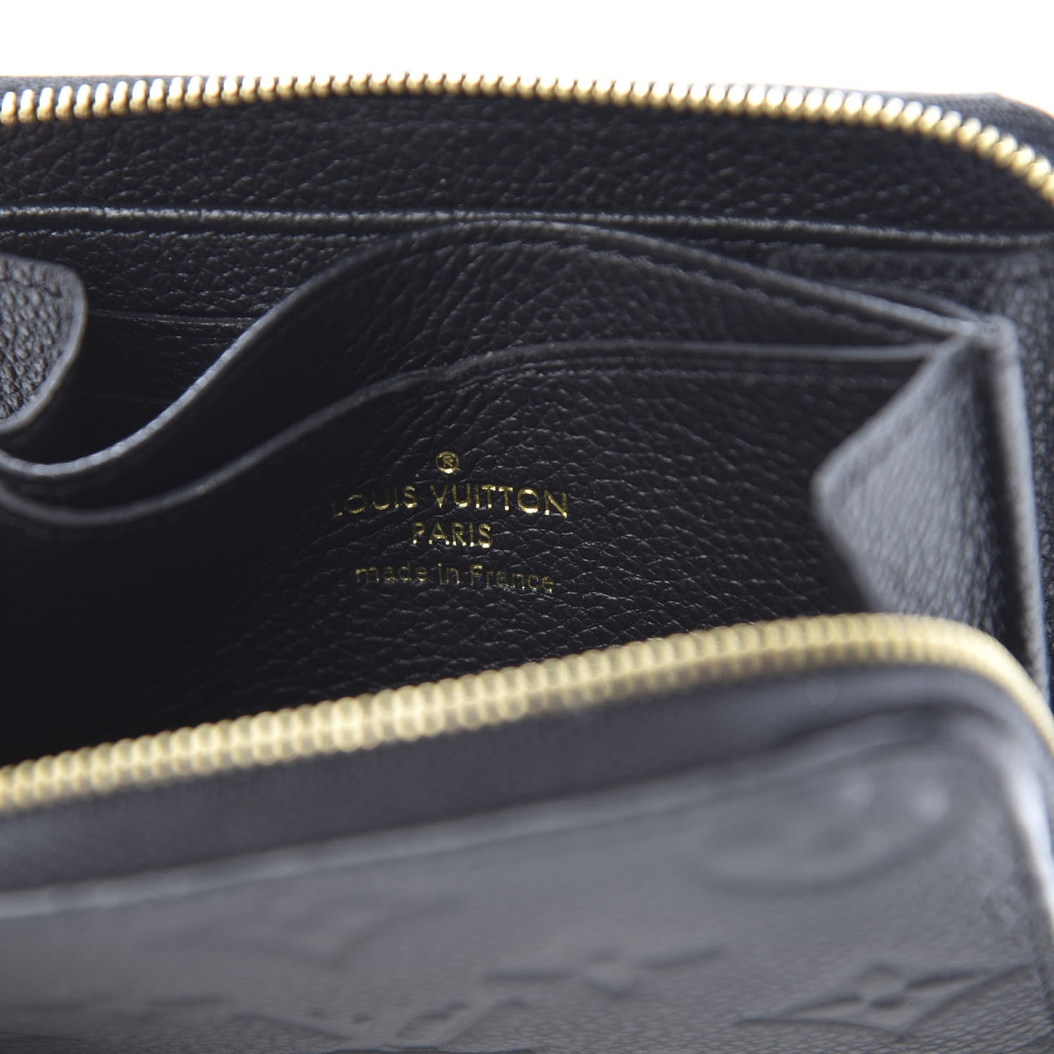 Louis Vuitton Empreinte Zippy Coin Purse Black 6 of 10