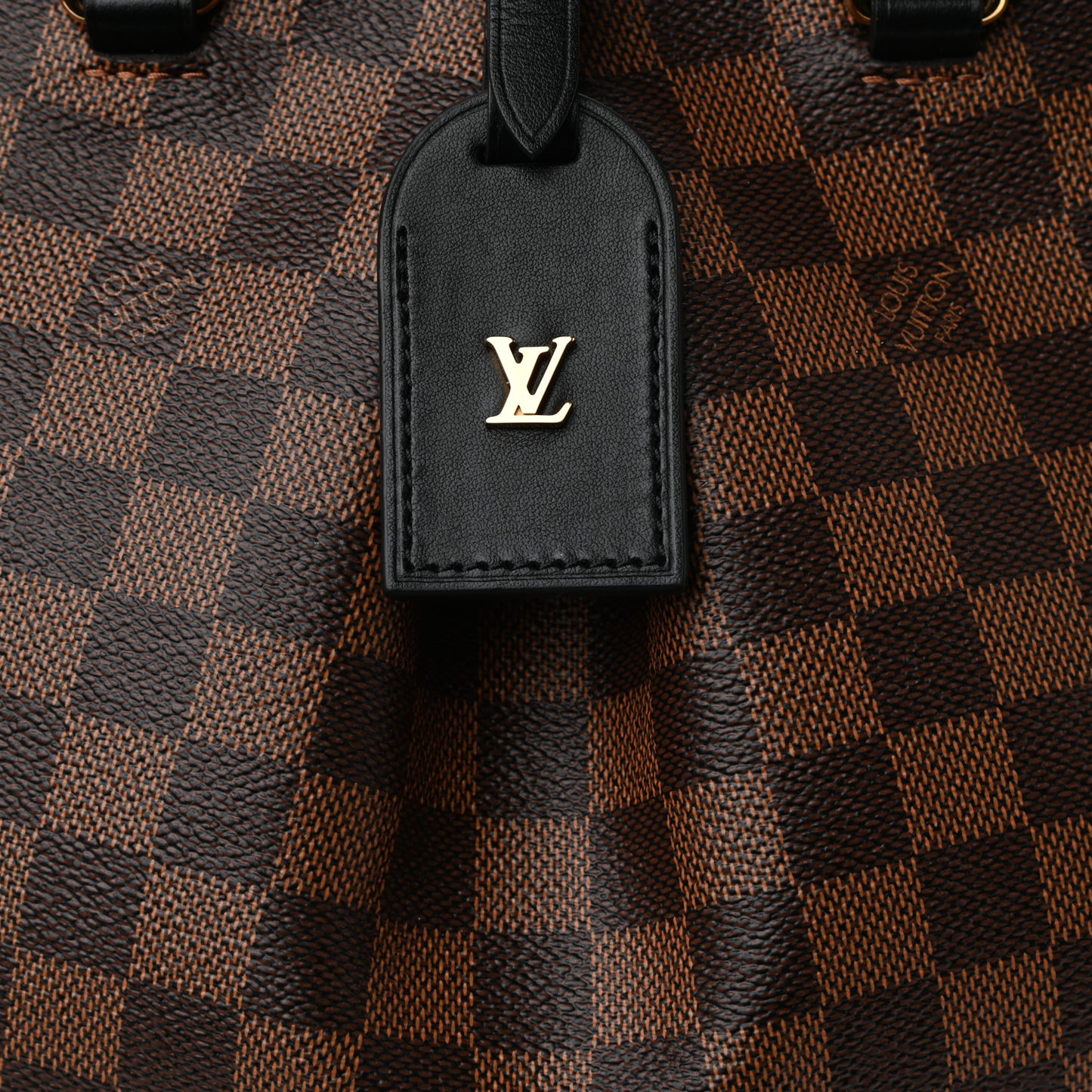 Damier Ebene Odeon Tote MM Black