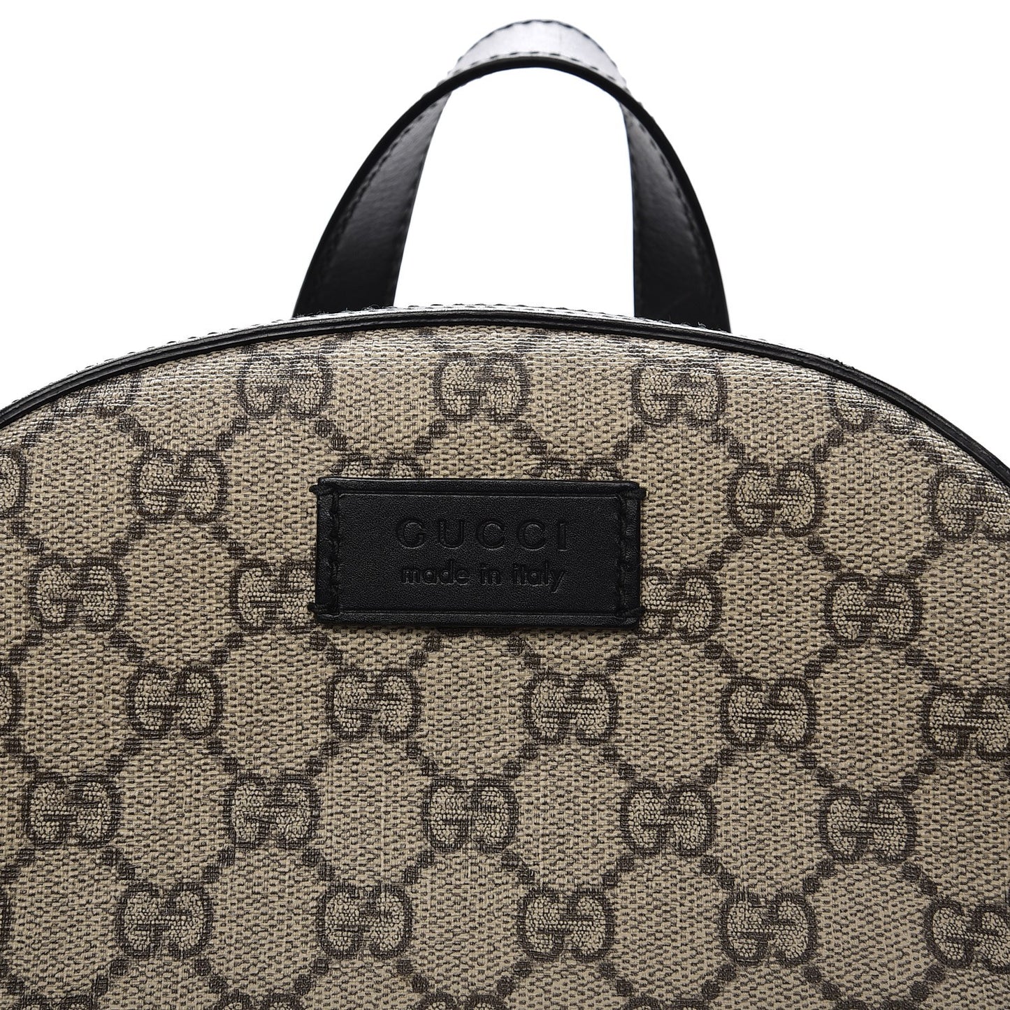 GG Supreme Monogram Small Eden Day Backpack Black