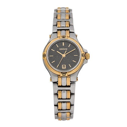 Gucci Stainless Steel 26mm 9040L Two Tone Quartz Watch Black 1 of 4
