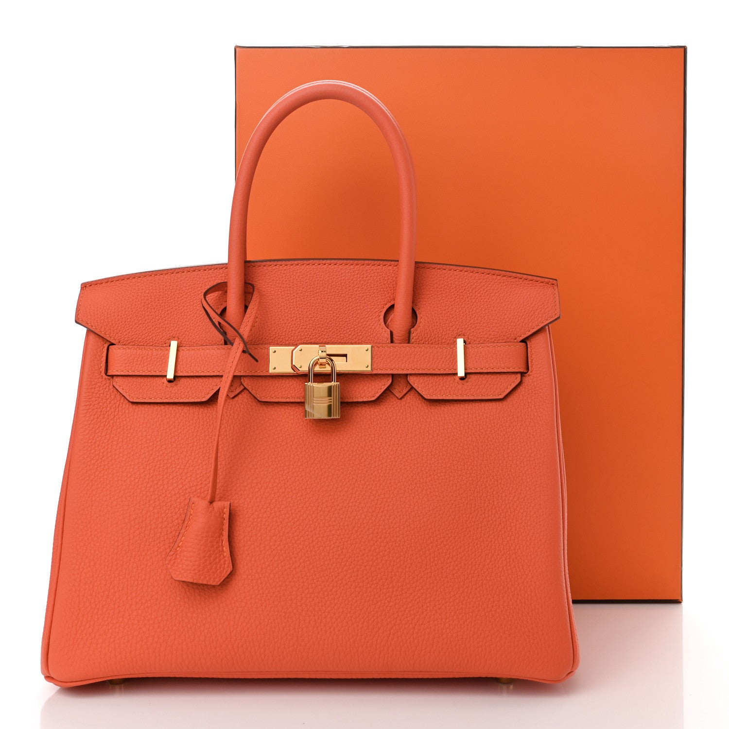 Hermes Togo Birkin 30 Feu 11 of 11