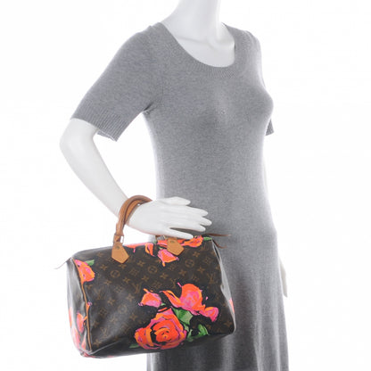 Louis Vuitton Monogram Roses Speedy 30 2 of 7