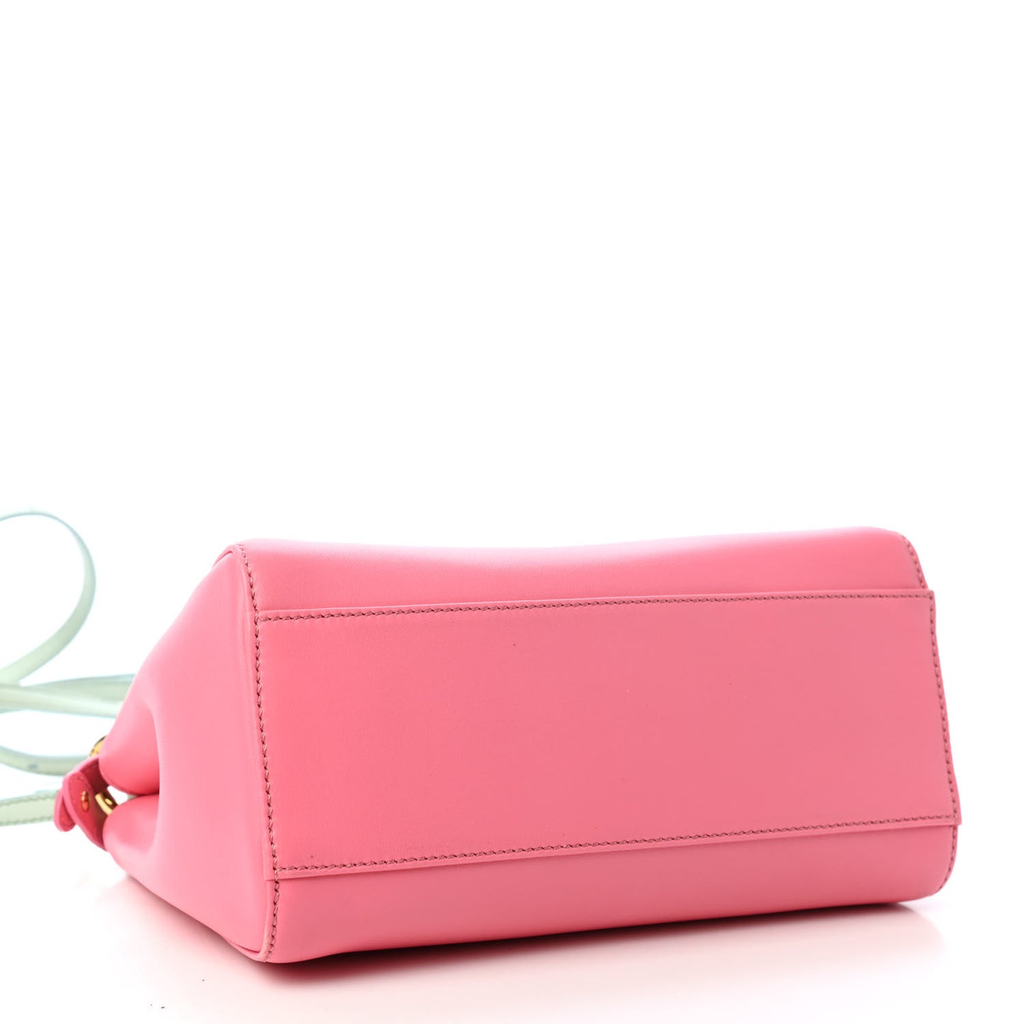 Nappa Colorblock Mini Peekaboo Iconic Satchel Rosa Fluo Oxigen Slate