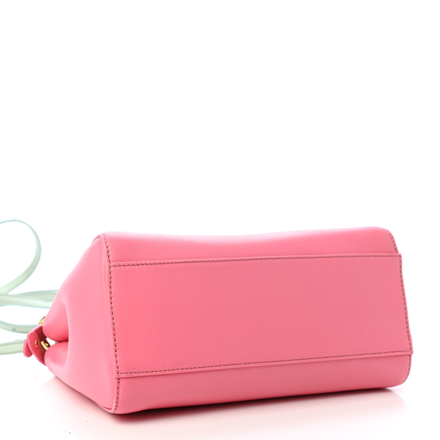 Fendi Nappa Colorblock Mini Peekaboo Iconic Satchel Rosa Fluo Oxigen Slate 3 of 4