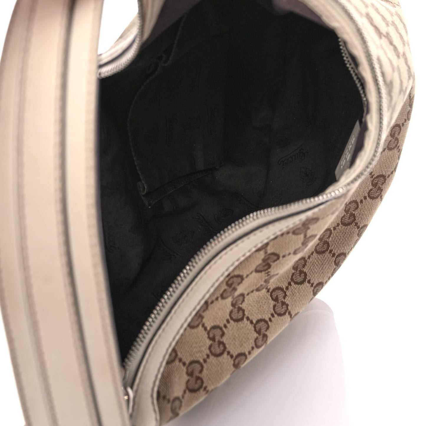 Monogram Medium GG Twins Hobo Ivory
