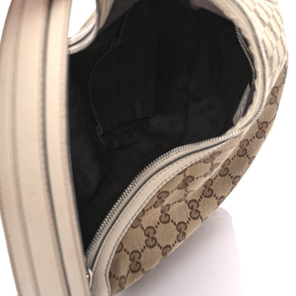 Gucci Monogram Medium GG Twins Hobo Ivory 4 of 12