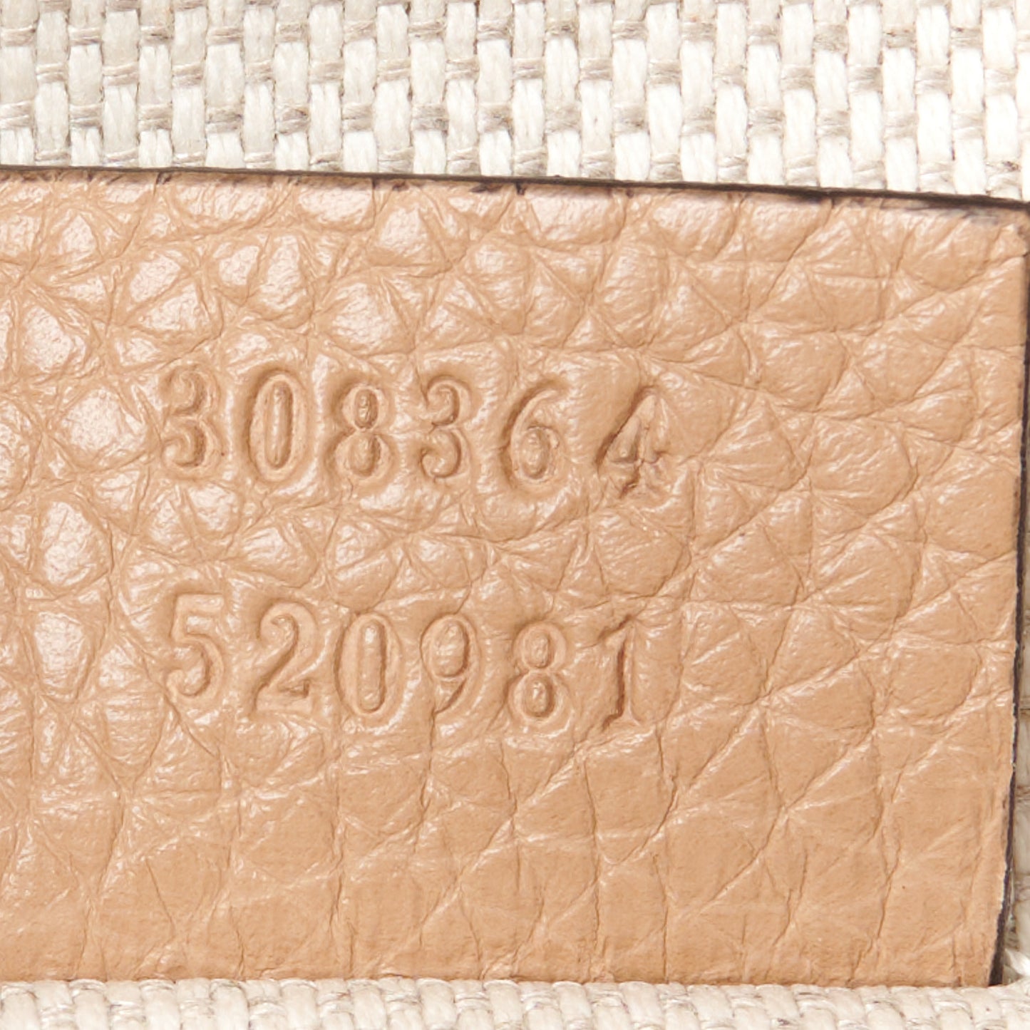 Pebbled Calfskin Small Soho Disco Bag Camelia