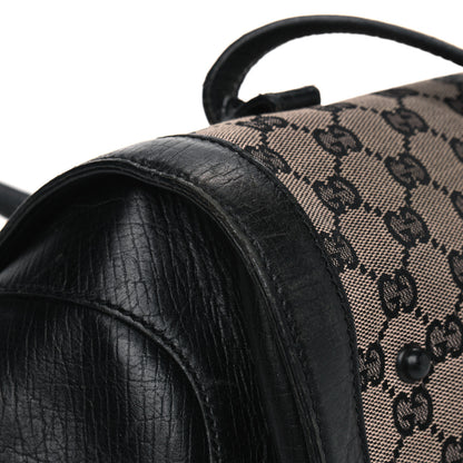 Gucci Monogram Bamboo Bullet Handbag Black 10 of 16