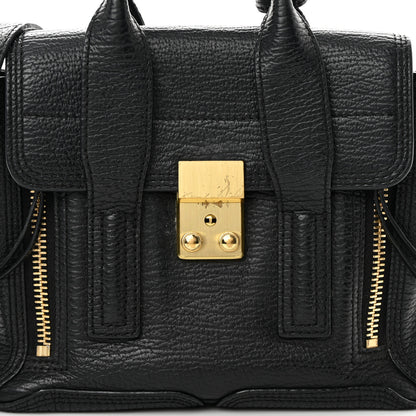 3.1 Phillip Lim Textured Calfskin Mini Pashli Satchel Black 8 of 20
