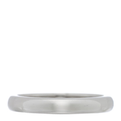 Tiffany Platinum Diamond Elsa Peretti Band Ring 45 3.5 3 of 4