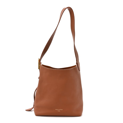 Louis Vuitton Grained Calfskin Low Key Hobo PM Cognac 1 of 12