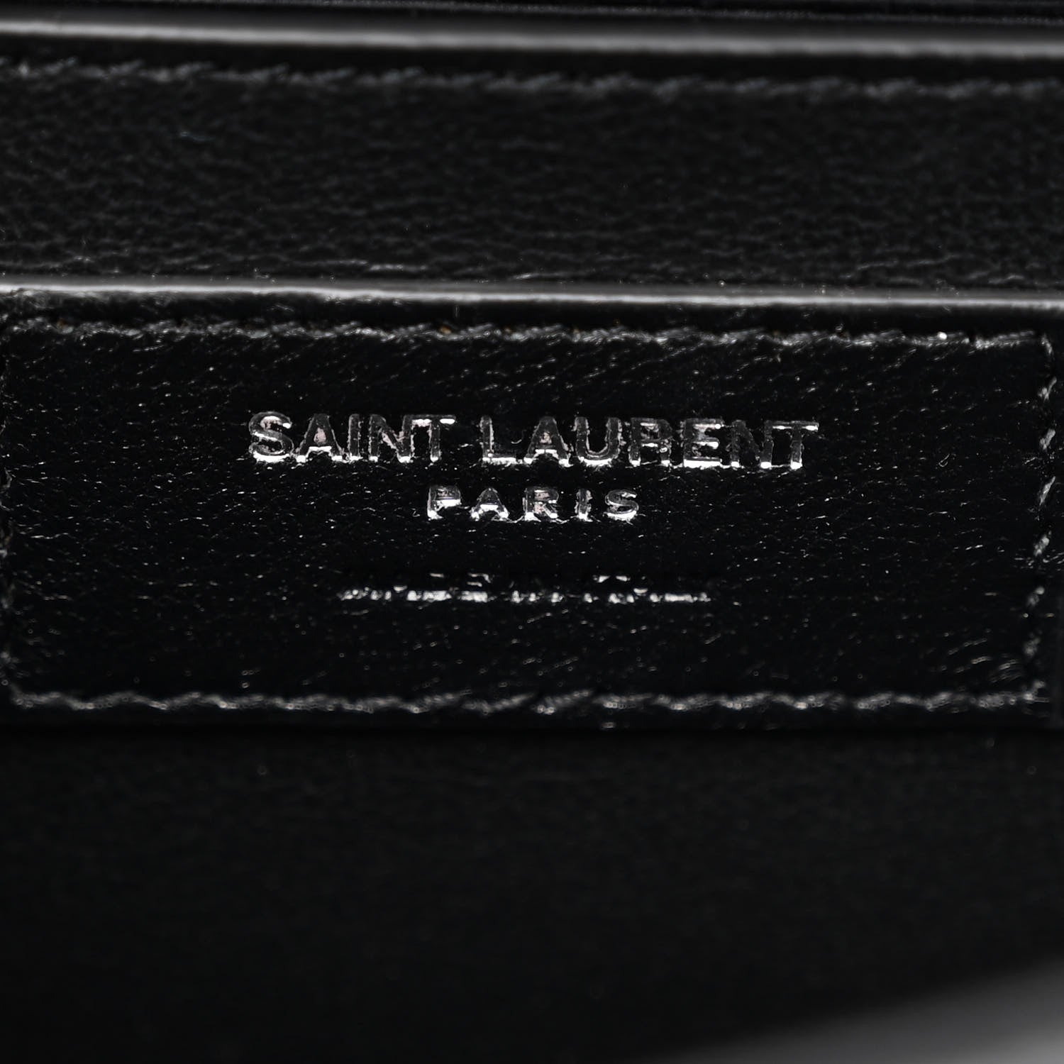 Saint Laurent Grain De Poudre Textured Mixed Matelasse Triquilt Small Monogram Satchel Black 6 of 10