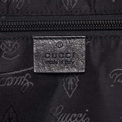 Gucci Guccissima Medium Classic Backpack Black 6 of 12