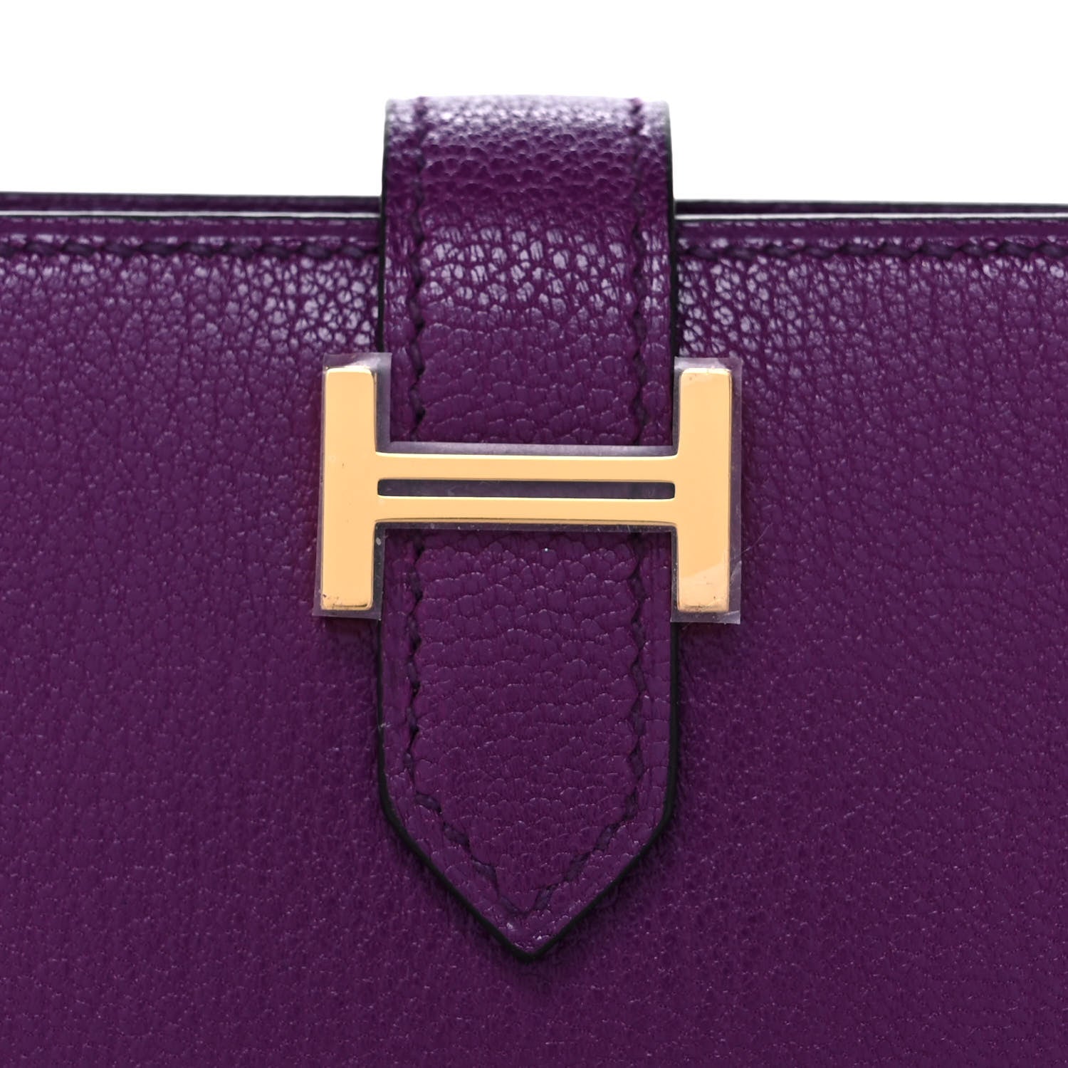 Hermes Chevre Mysore Mini Bearn Wallet Anemone 8 of 10