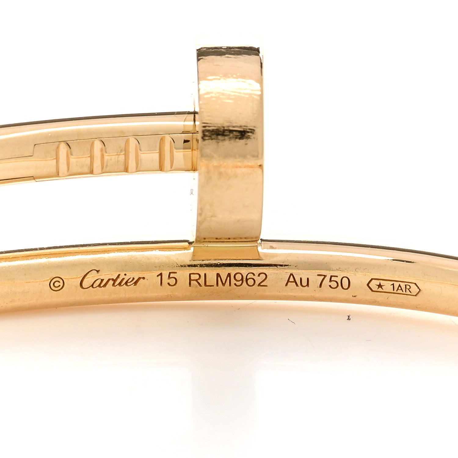Cartier 18K Yellow Gold Juste Un Clou Bracelet 15 3 of 3
