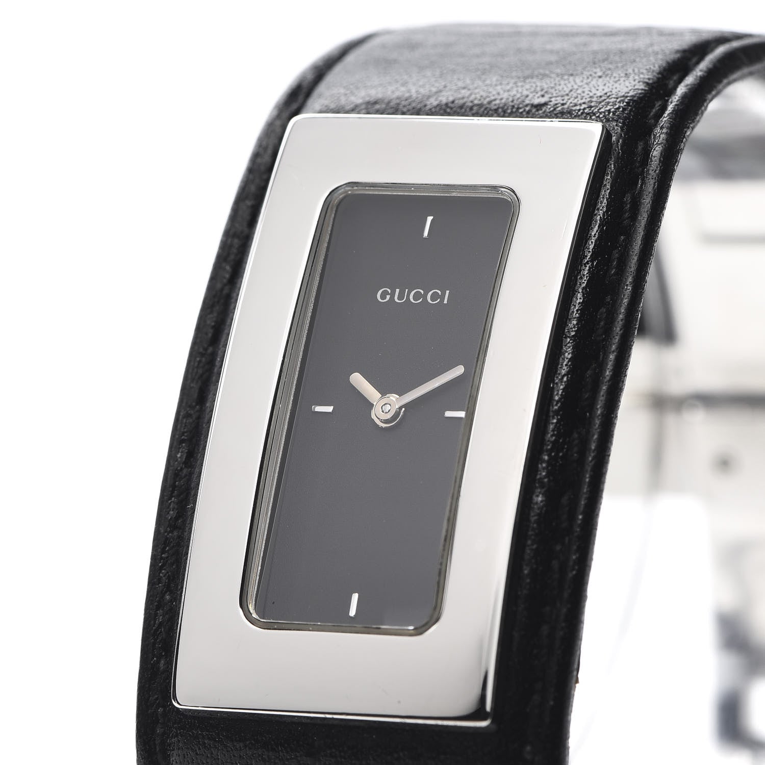 Gucci Stainless Steel Calfskin 18mm 7800S Quartz Watch Black 11 of 11