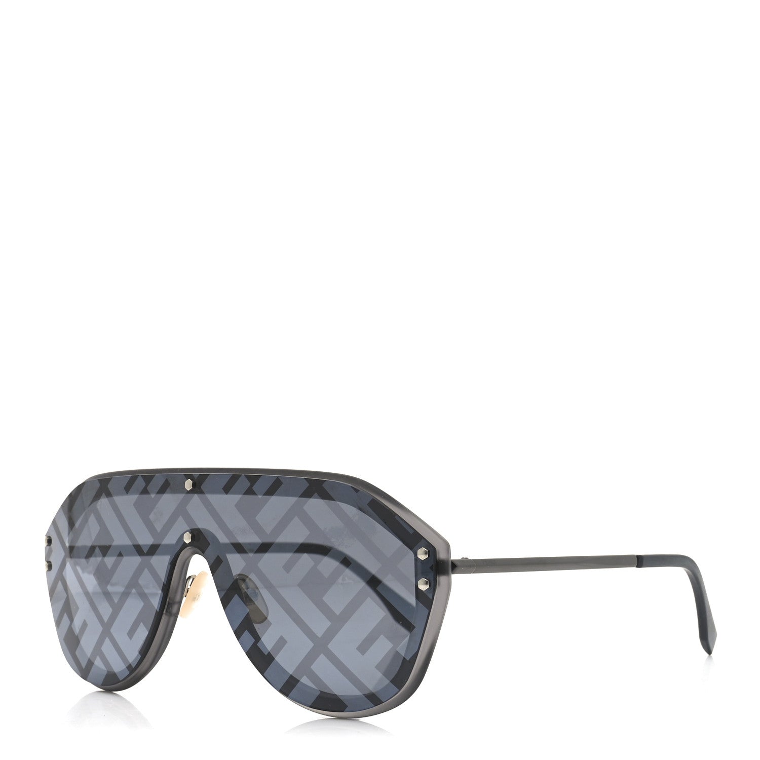 Fendi FF Fabulous Shield Sunglasses FF M0039/G/S Black 1766078